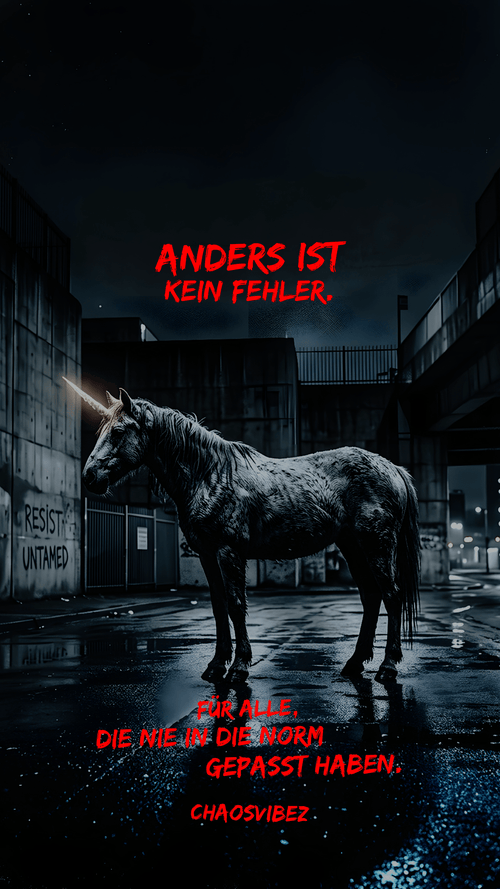 Chaosvibez – Du bist ein Unikat HD Wallpaper - Chaosvibez