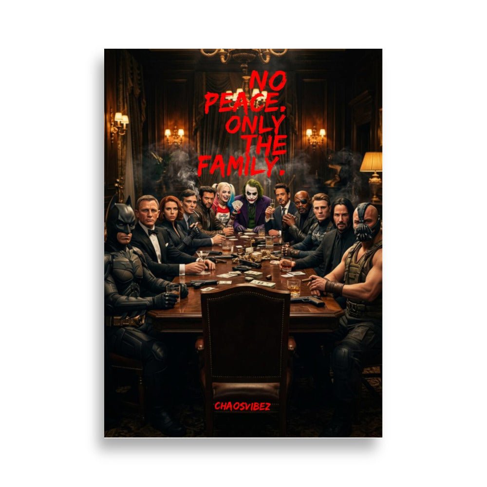 Only the Family – Twelve Villains Poster - Chaosvibez