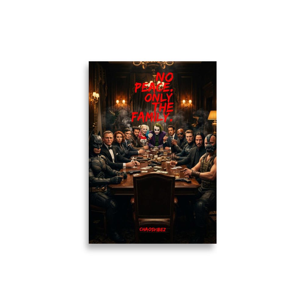 Only the Family – Twelve Villains Poster - Chaosvibez