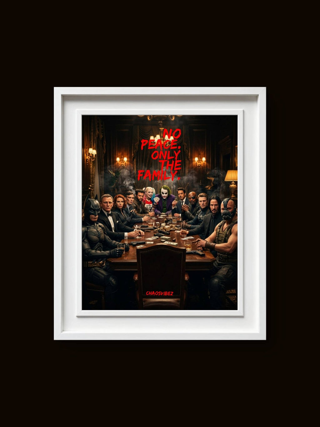 Only the Family – Twelve Villains Poster - Chaosvibez