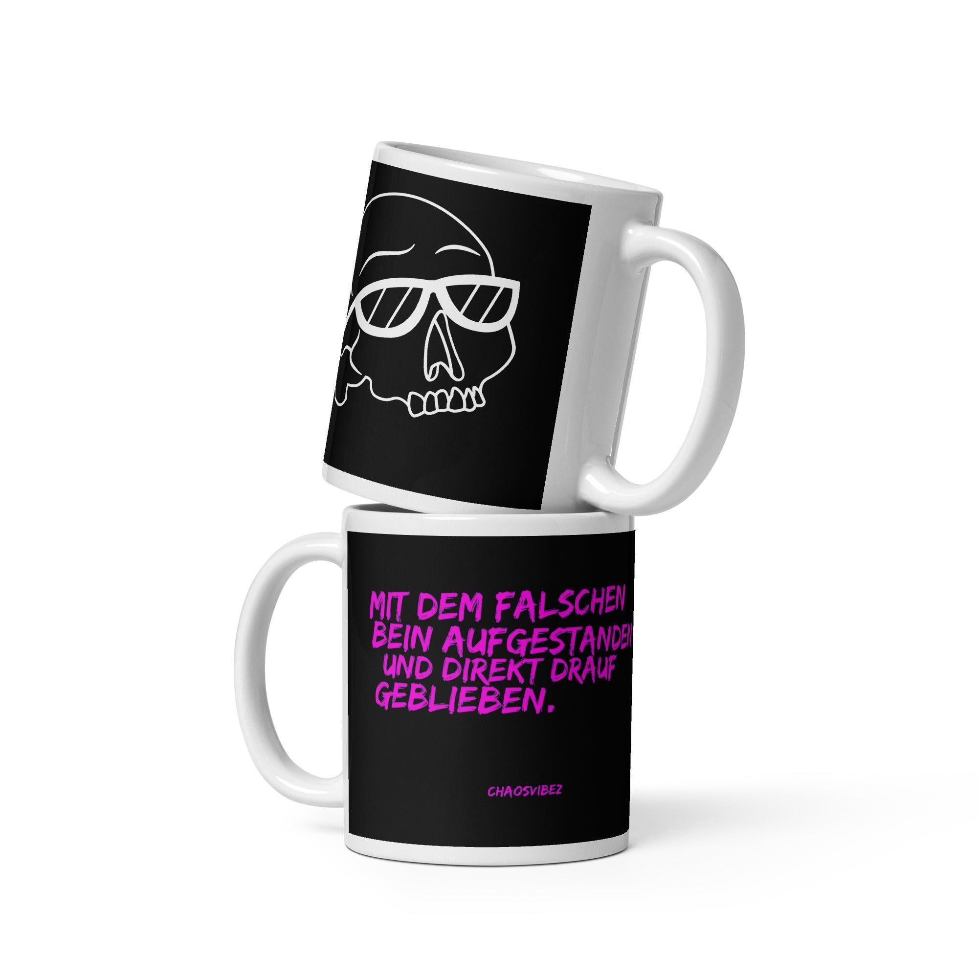Statement Tasse Direkt drauf bleiben - Chaosvibez
