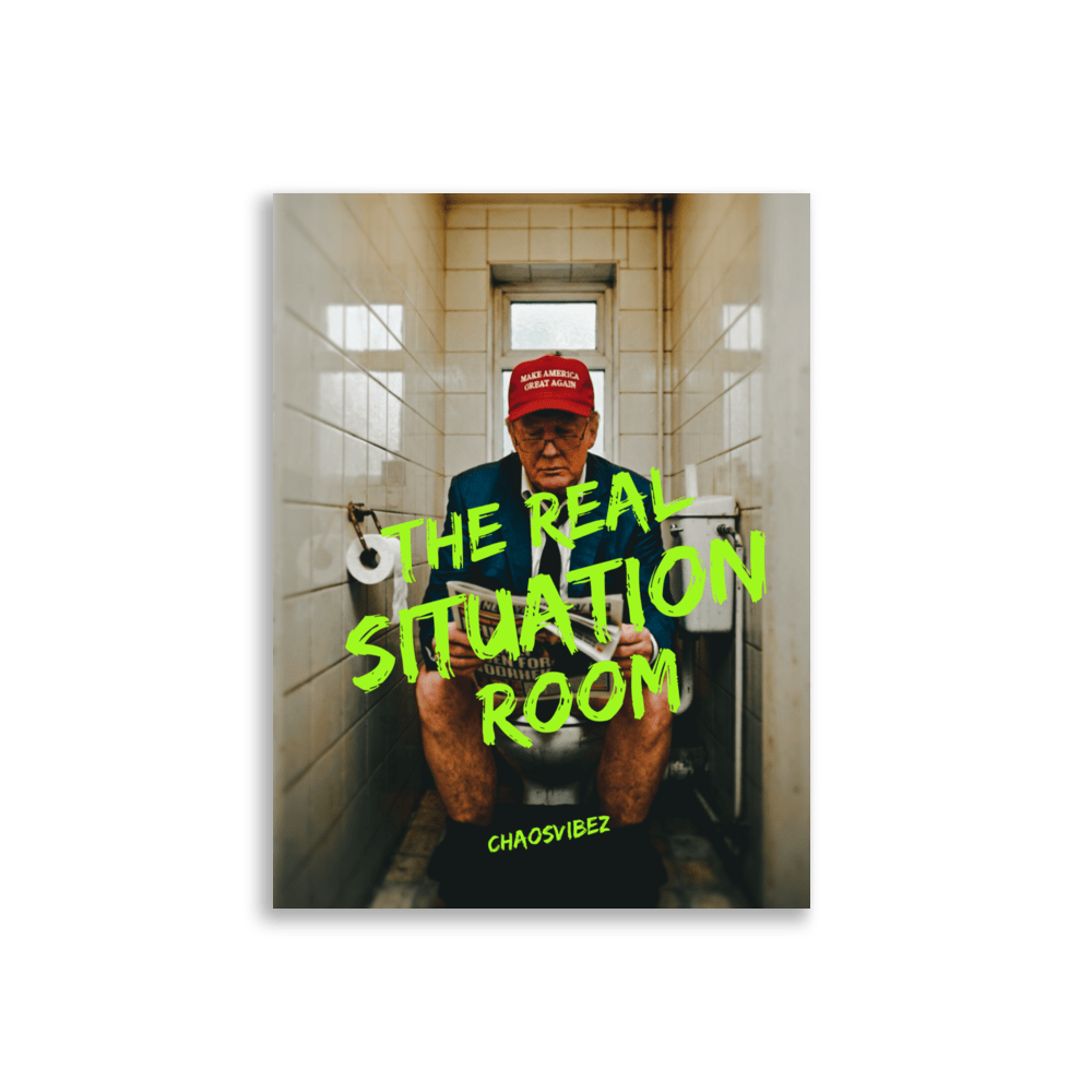 The Real Situation Room – Statement Poster mit Sprüchen | Chaosvibez - Chaosvibez